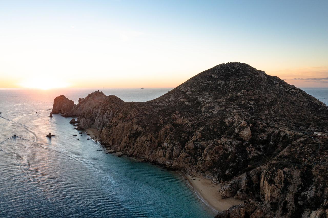Land's End en Cabo San Lucas al atardecer